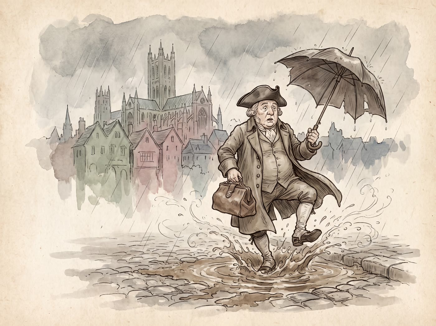 Storybook illustration for Doctor Foster